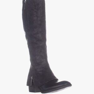 Donald Pliner Suede/Leather Devi Riding Boots - Size 9M